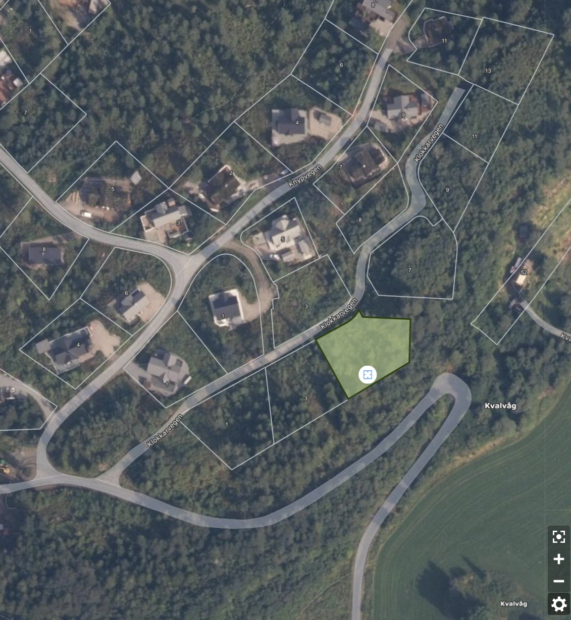 Skjermdump fra Eiendomsverdi Galleribilde