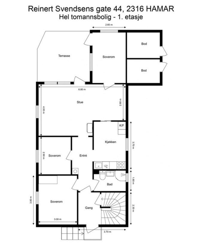 Plantegning Galleribilde