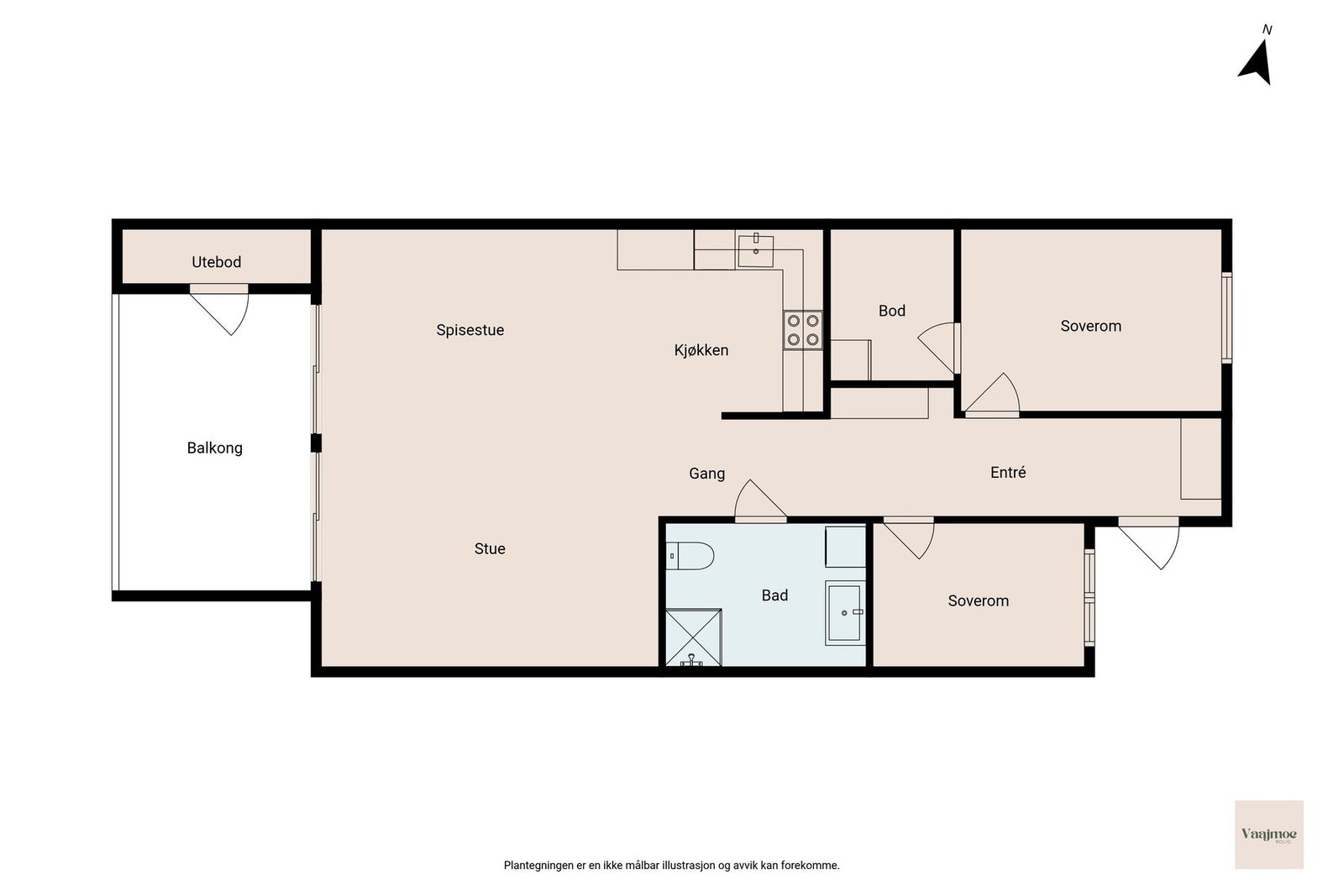 Plantegning Galleribilde