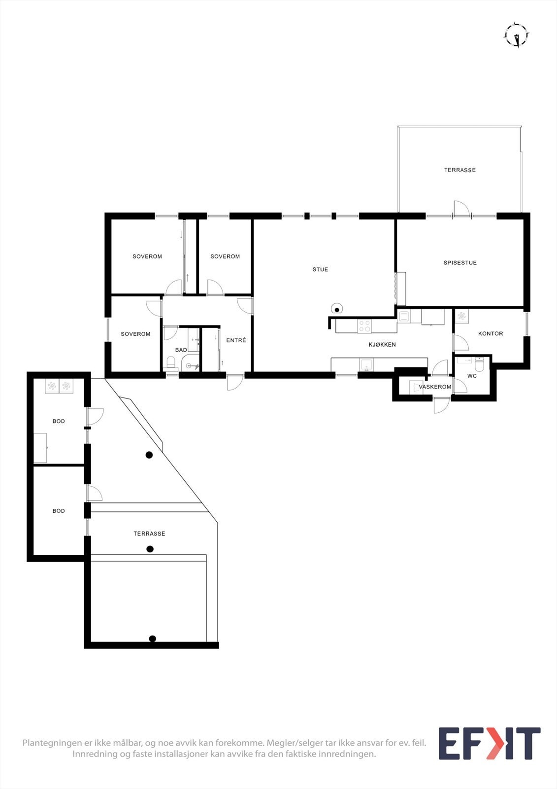 Plantegning Galleribilde