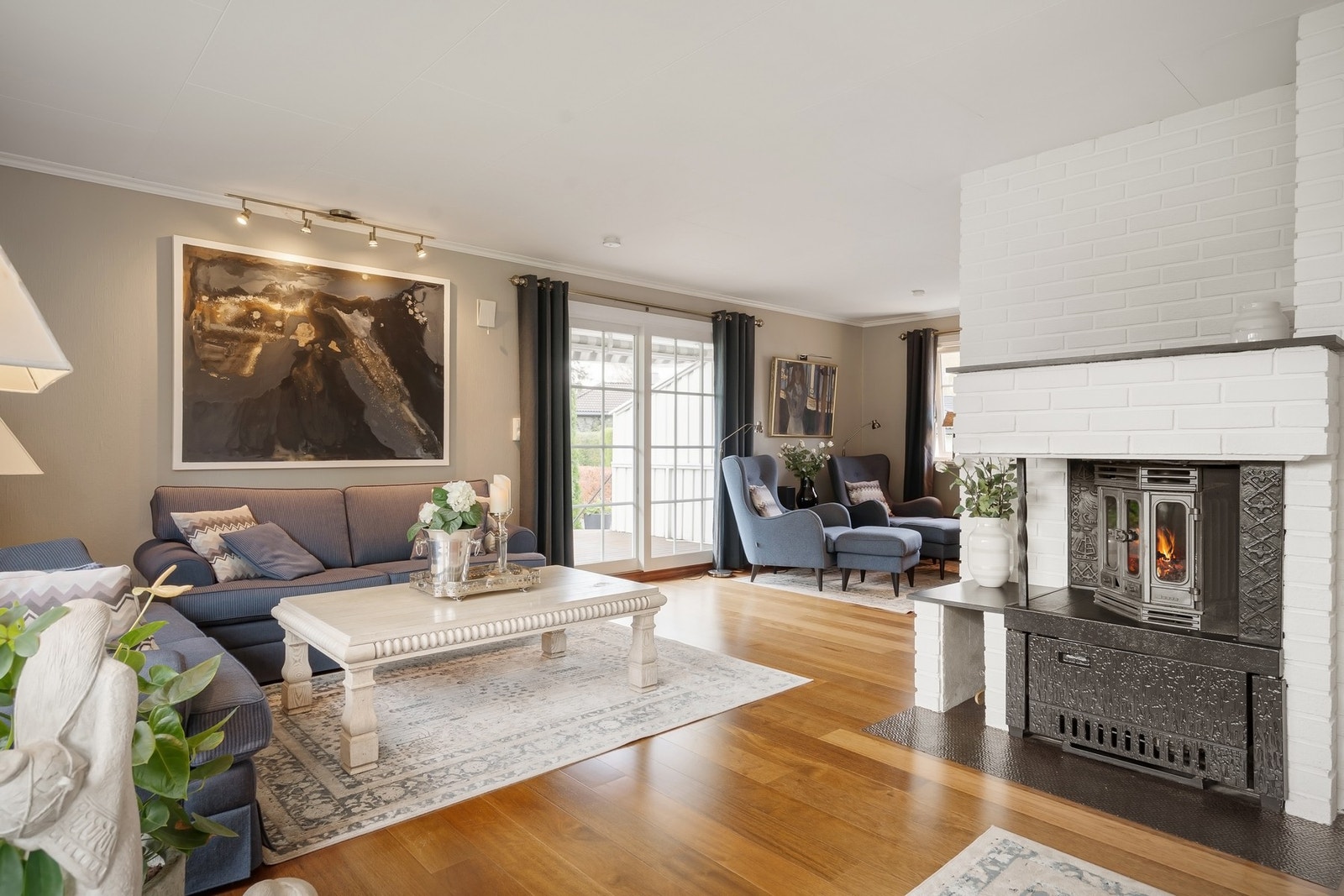 De lyse flatene gjør det enkelt å innrede etter egen smak Galleribilde