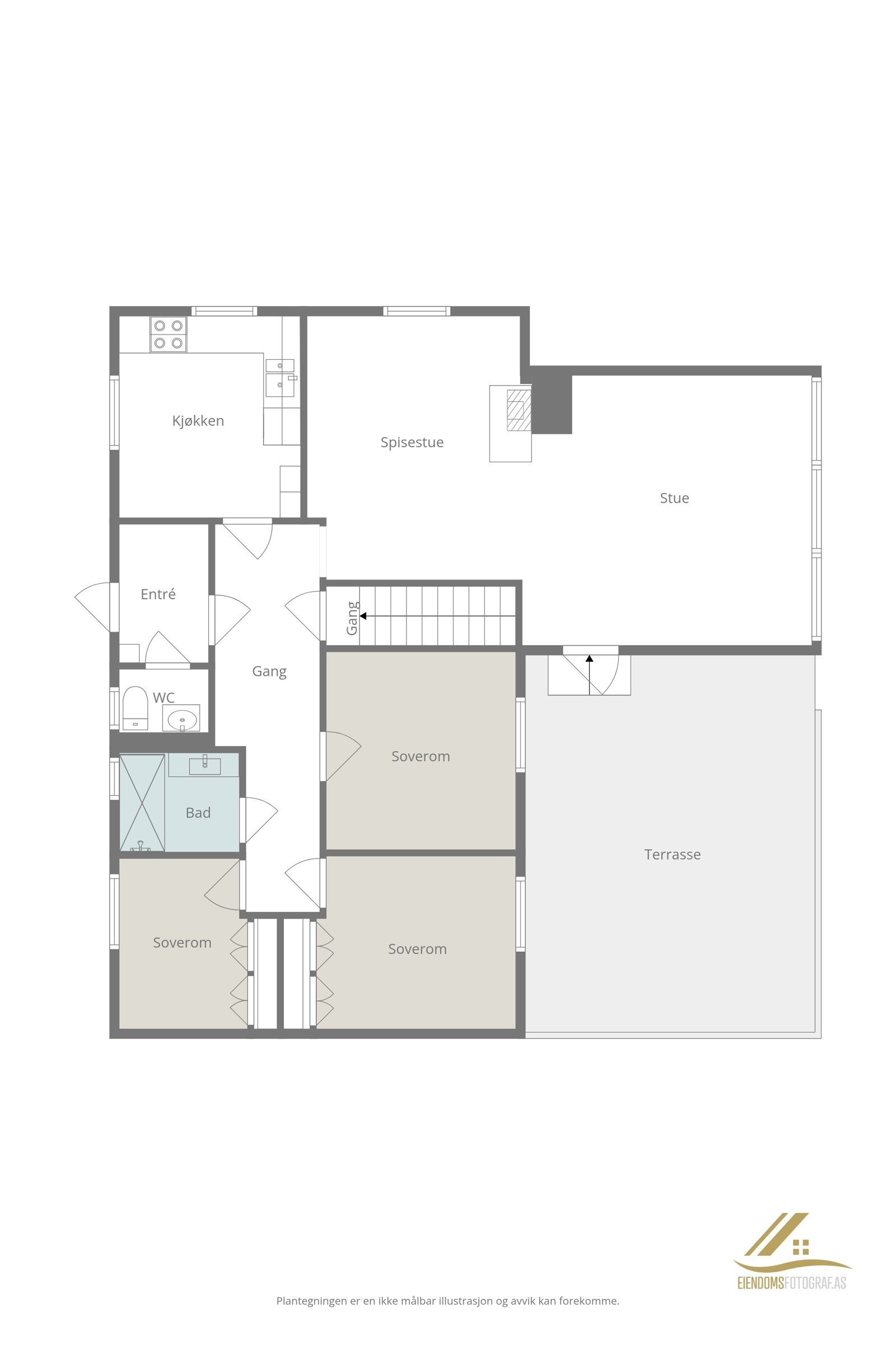 Plantegning Galleribilde