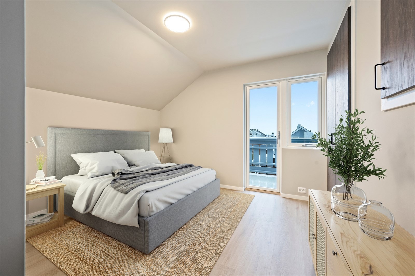 Digitalt møblert Galleribilde