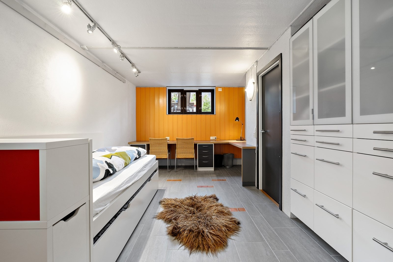 Hobbyrom med vannbåren varme. Galleribilde