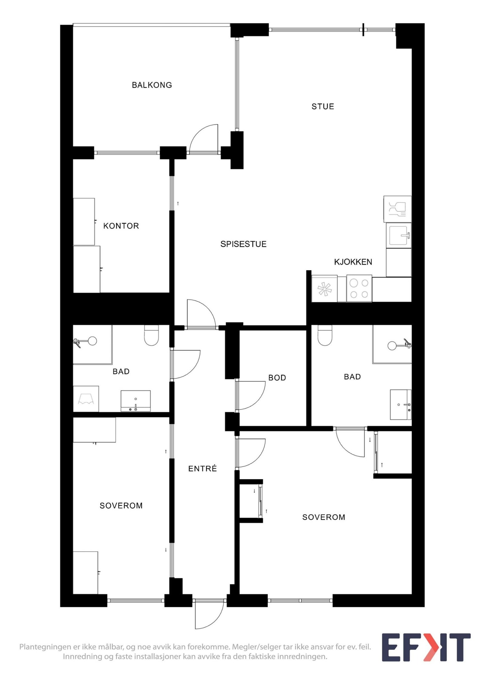 Plantegning. Galleribilde