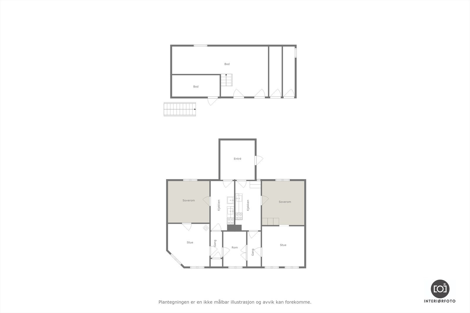 Plantegning Galleribilde