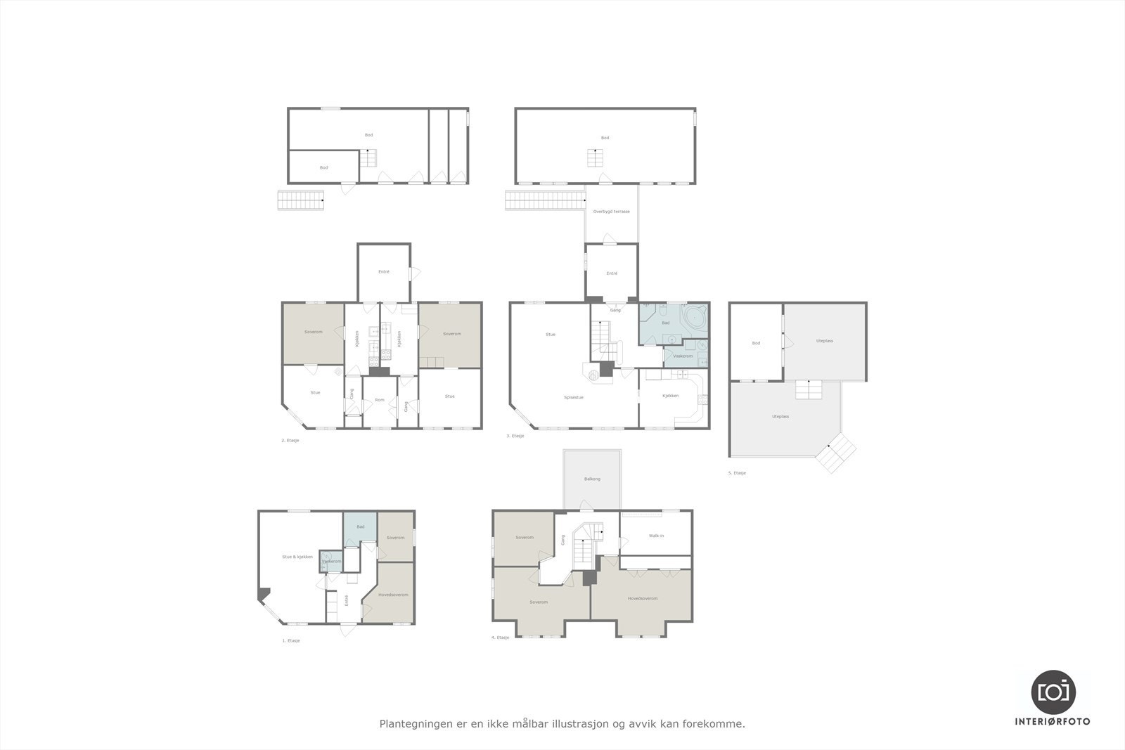 Plantegning Galleribilde