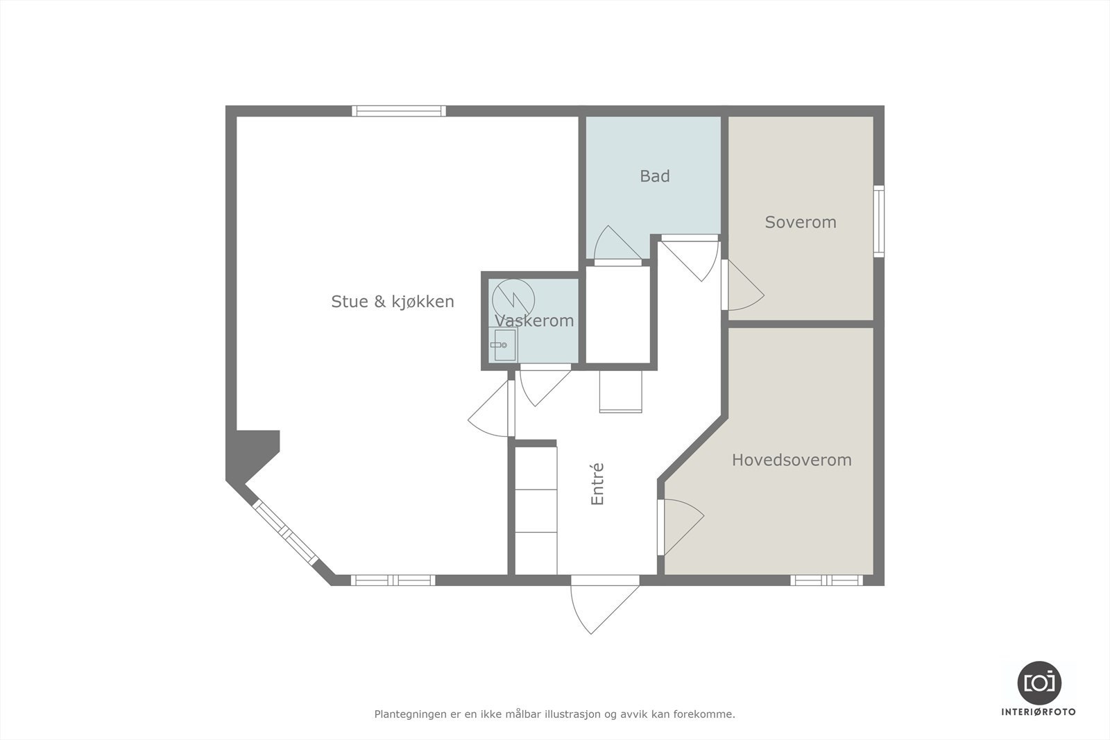 Plantegning Galleribilde