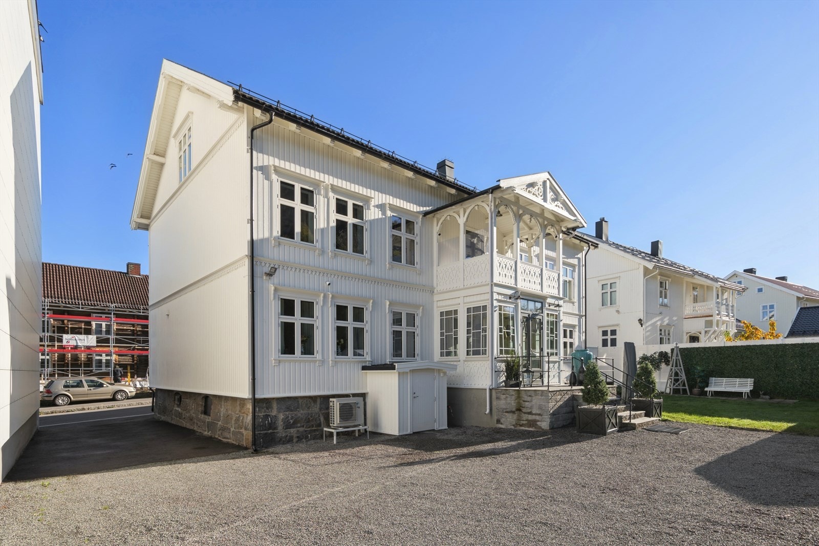 Fasade ved inngang Galleribilde