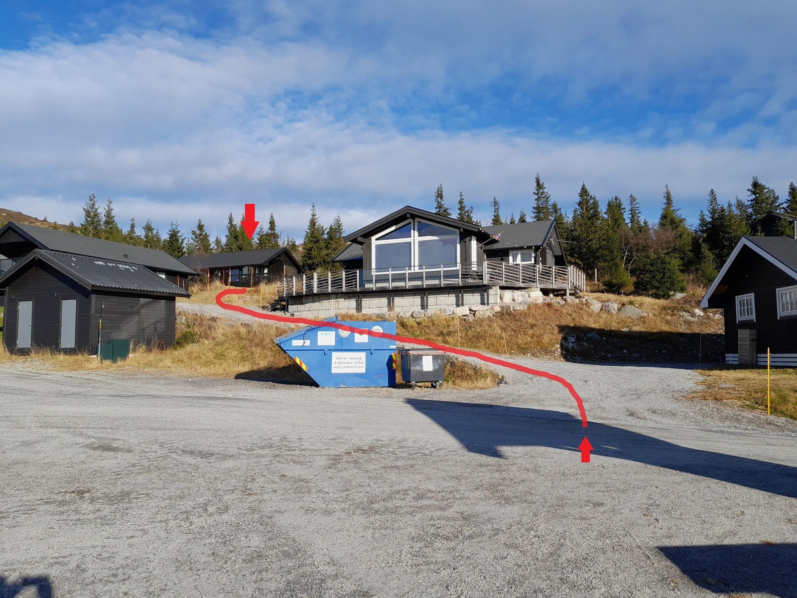 Adkomst hytte 36 Galleribilde