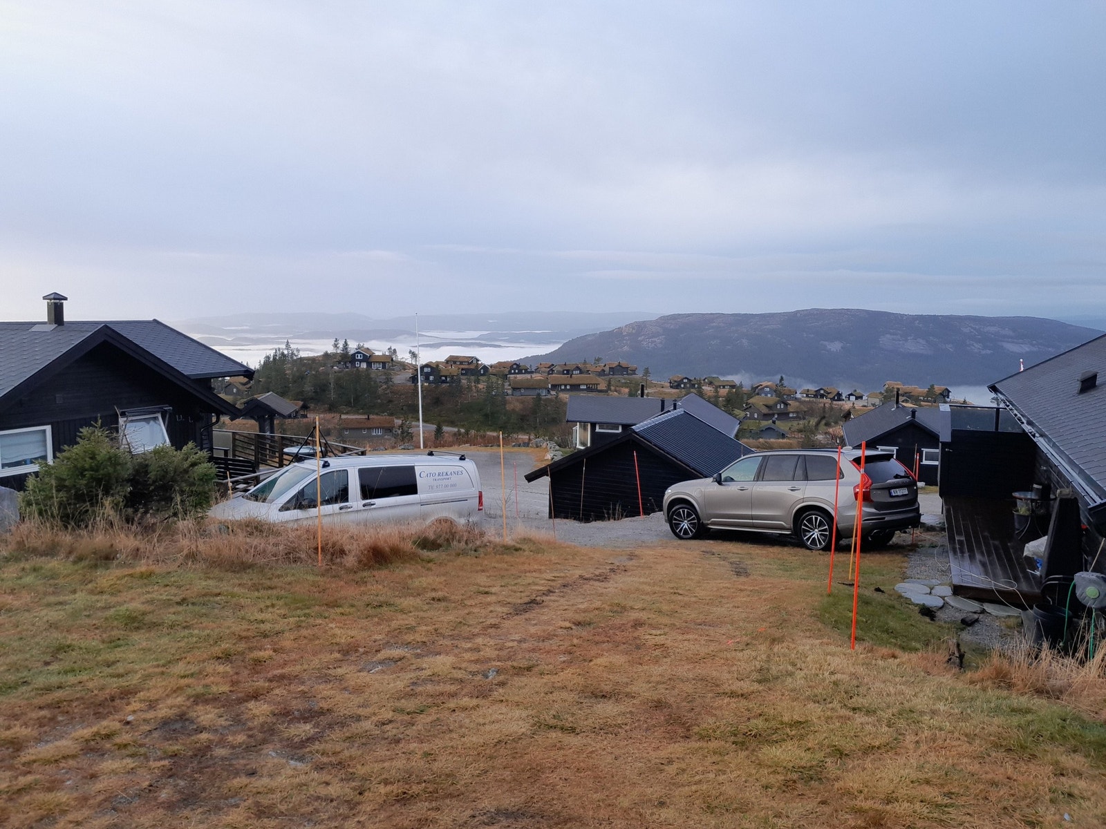 Utsikt fra terrassen Galleribilde