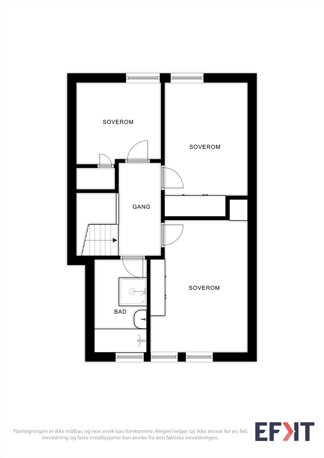 Plantegning 2. etasje Galleribilde