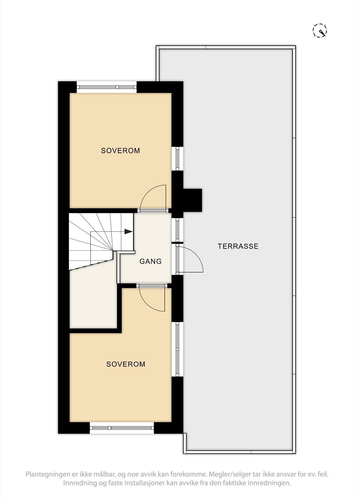 Plantegning 2. etasje Galleribilde