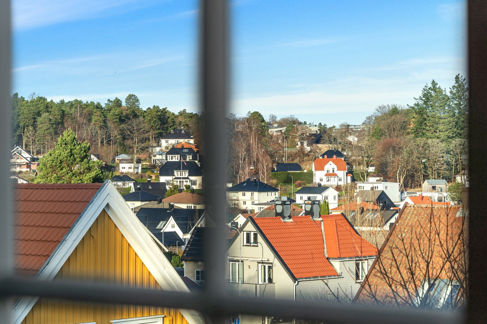 Fri og fin utsikt over omkringliggende omgivelser Galleribilde