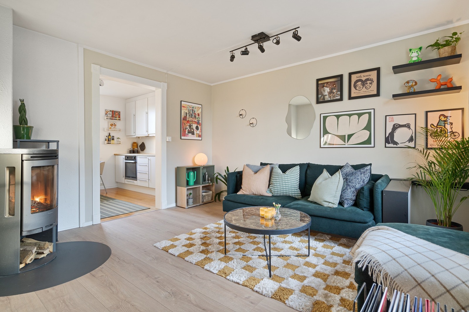 Smakfull og særegen leilighet Galleribilde