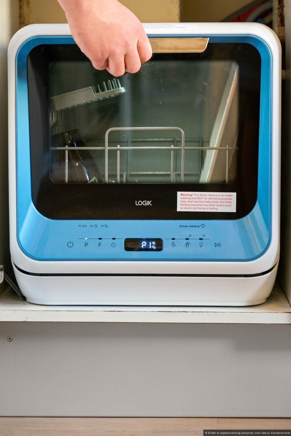 Flyttbar oppvaskmaskin medfølger. Galleribilde