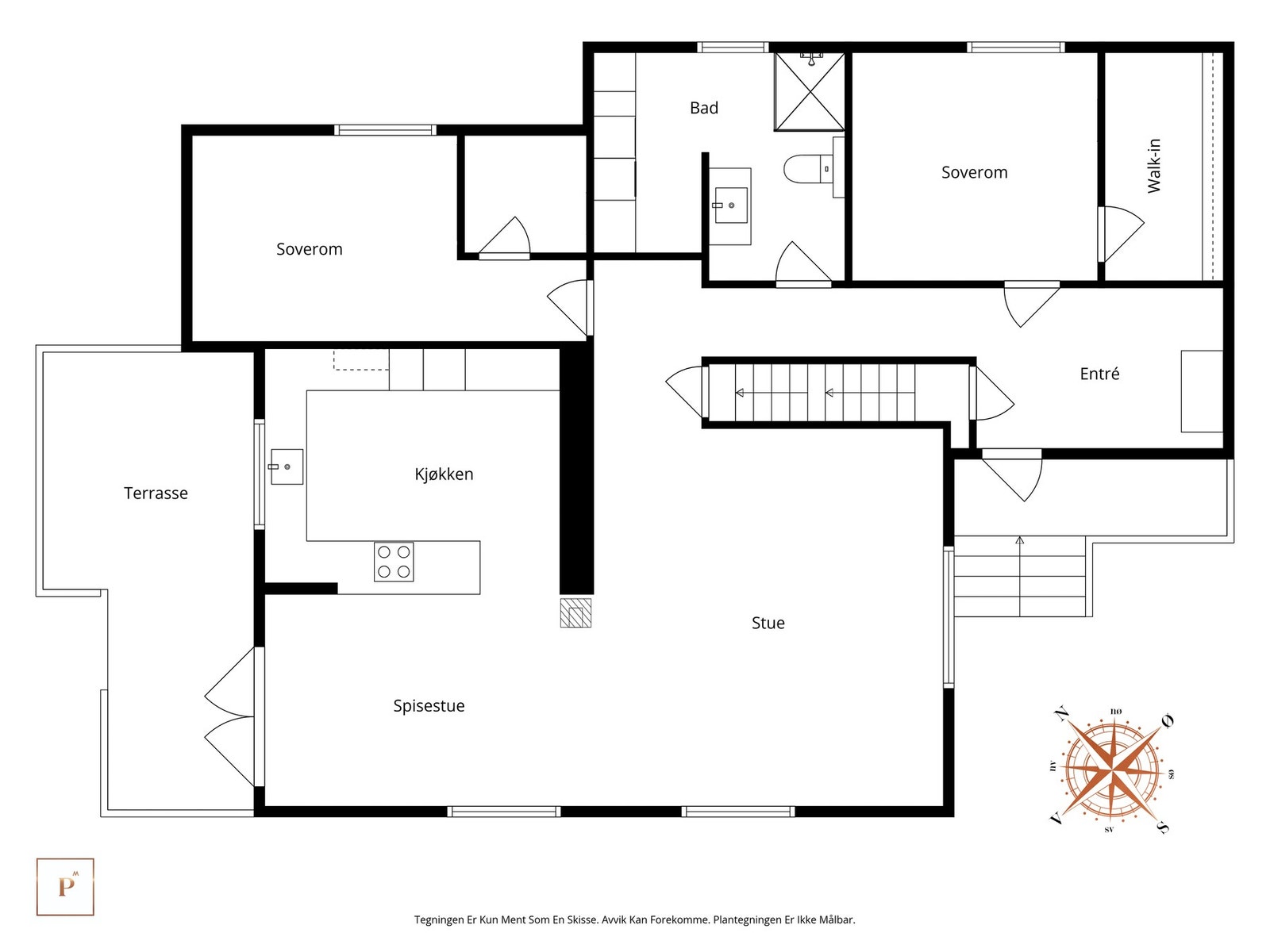 Planløsning 1.etasje Galleribilde