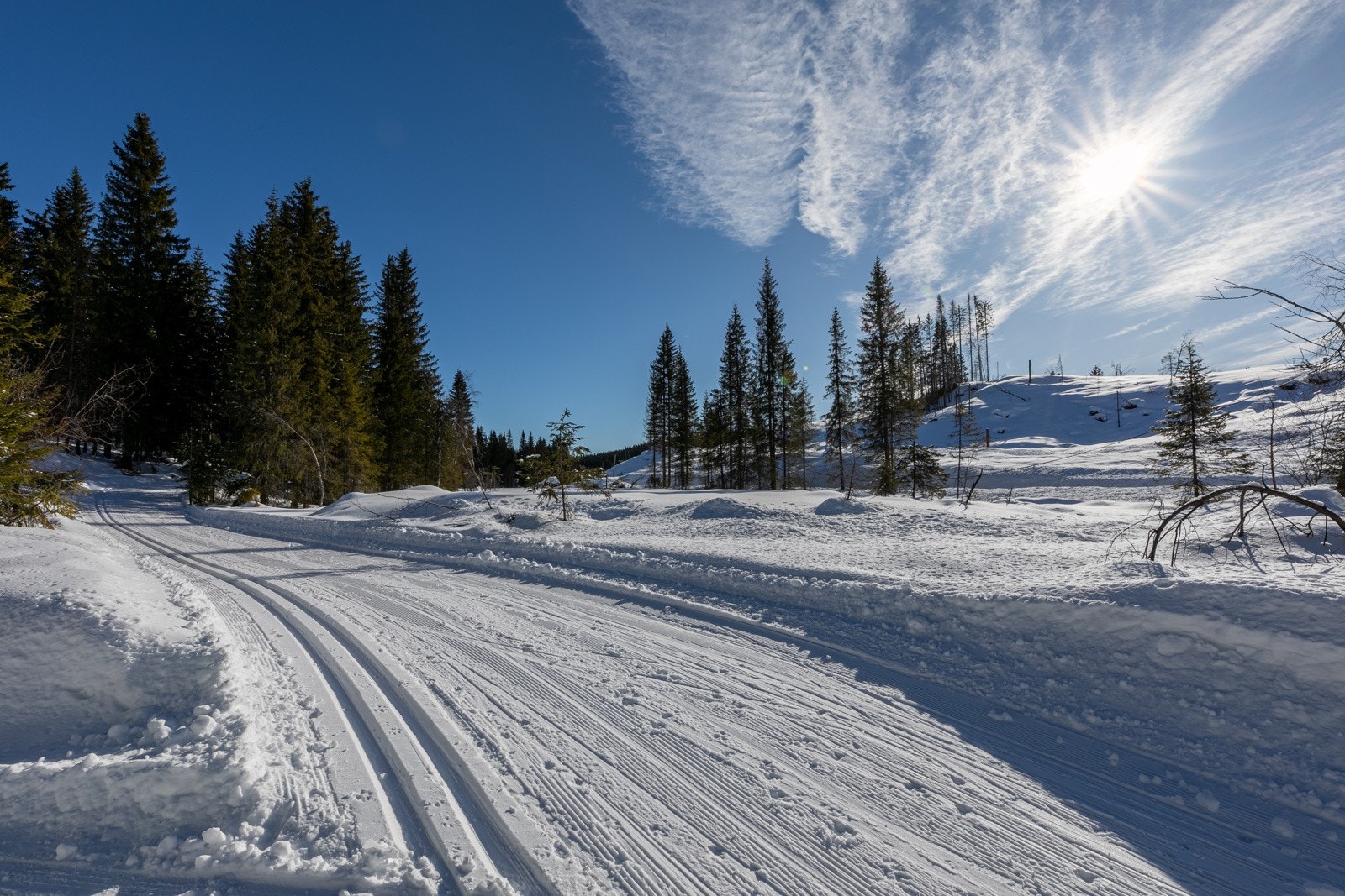 Her har man umiddelbar nærhet til fantastiske skiløyper Galleribilde