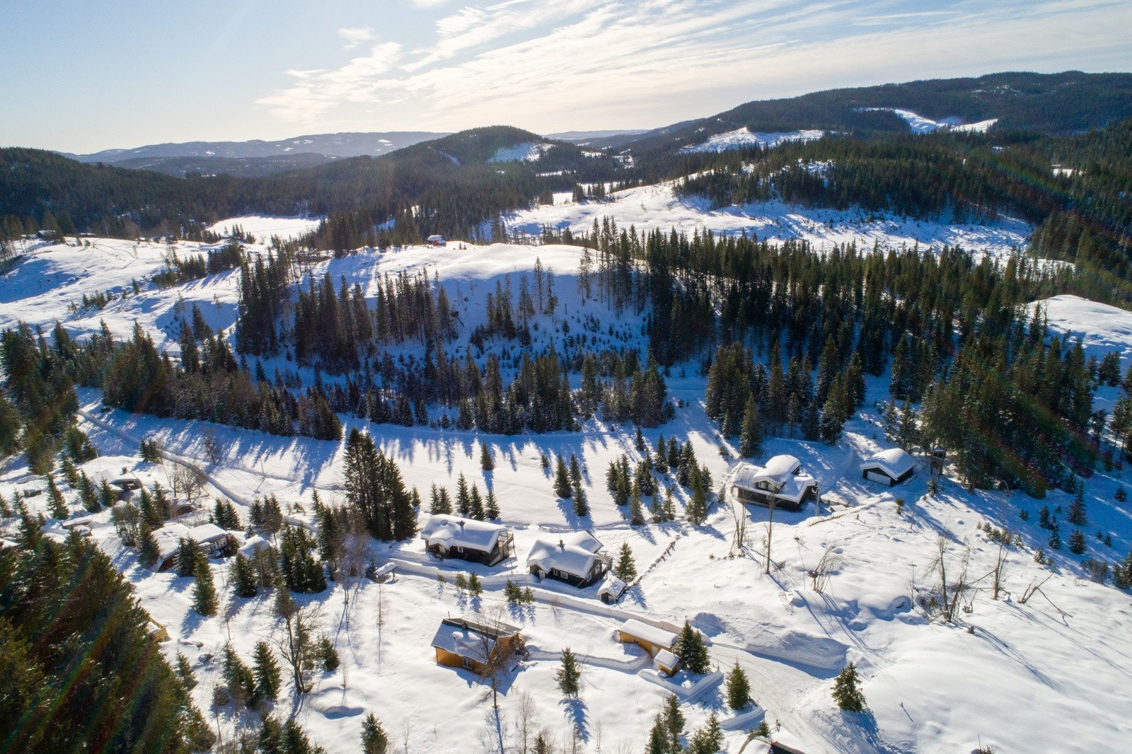 Mylla ligger i enden av løypenettet i Nordmarka, så her har du milevis med flotte alternativer på vinterstid. Galleribilde