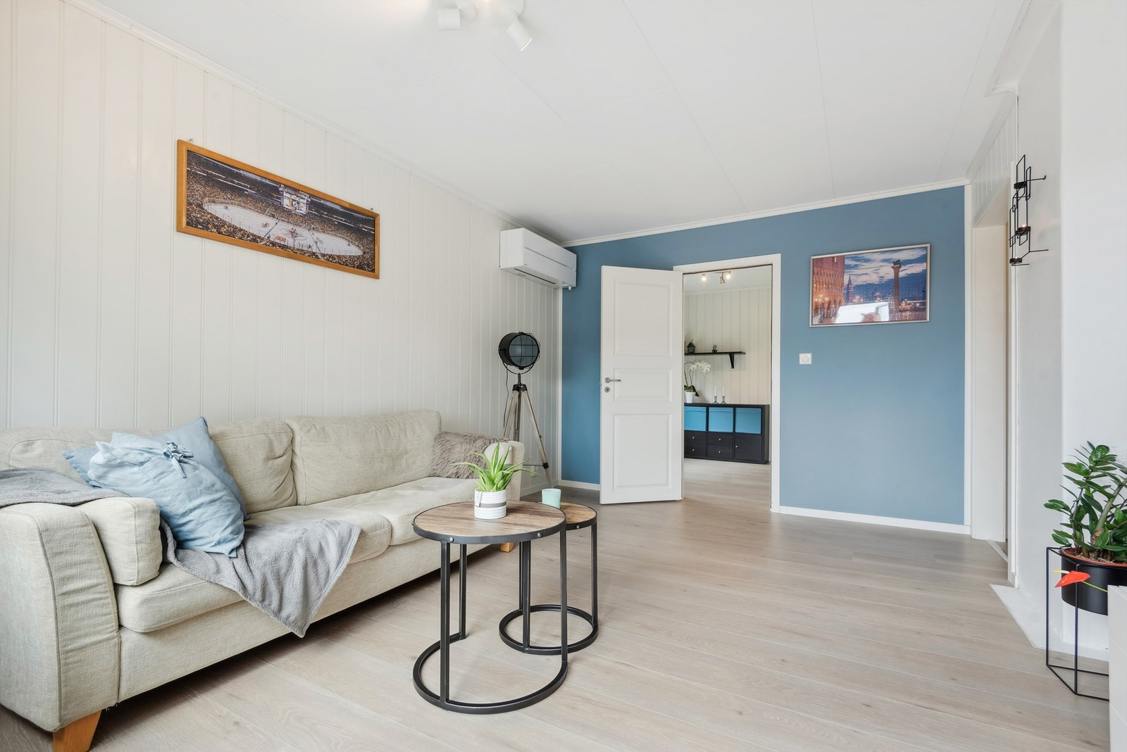 Her er det oppvarming med panelovner og varmepumpe Galleribilde