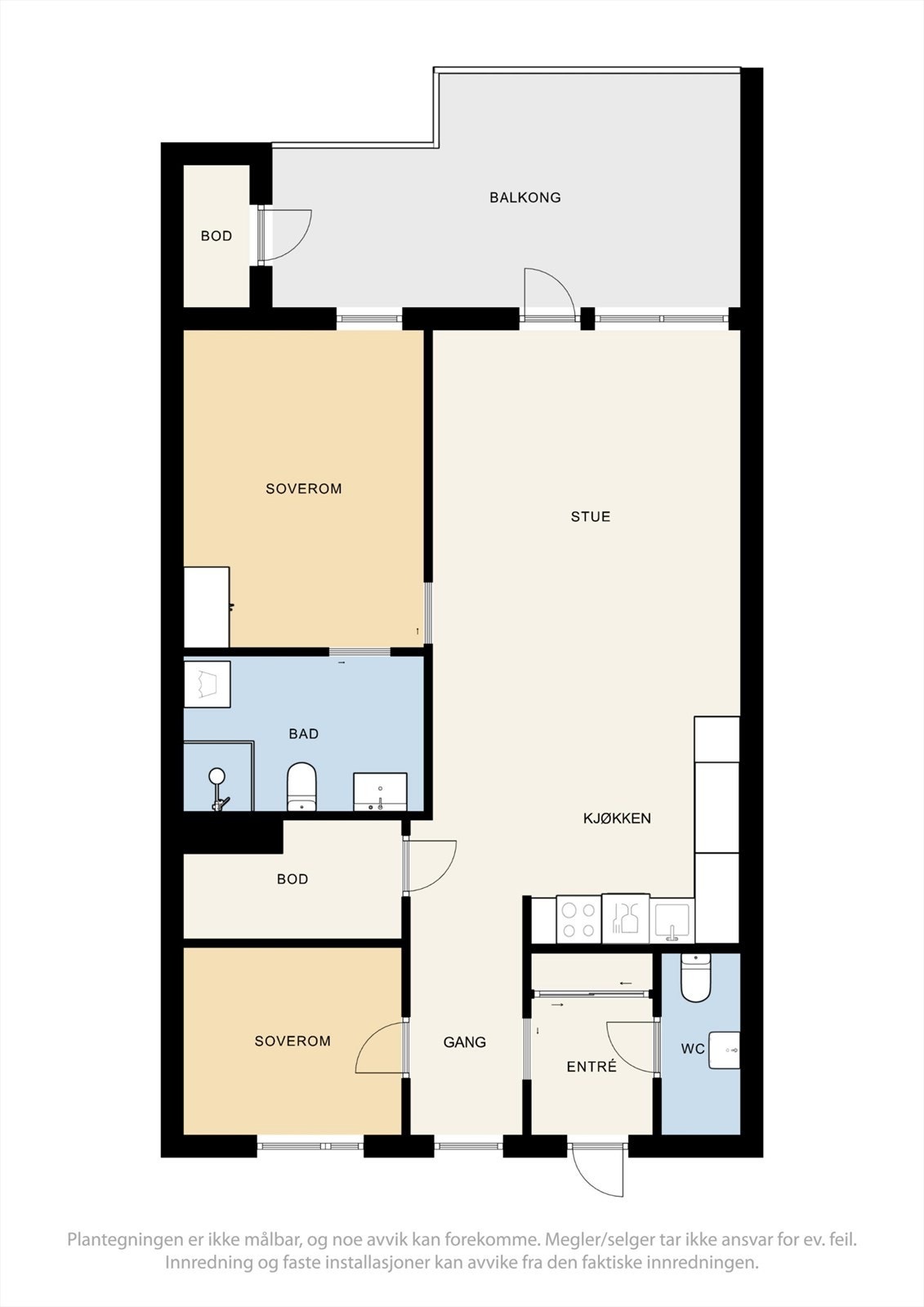 Plantegning Galleribilde