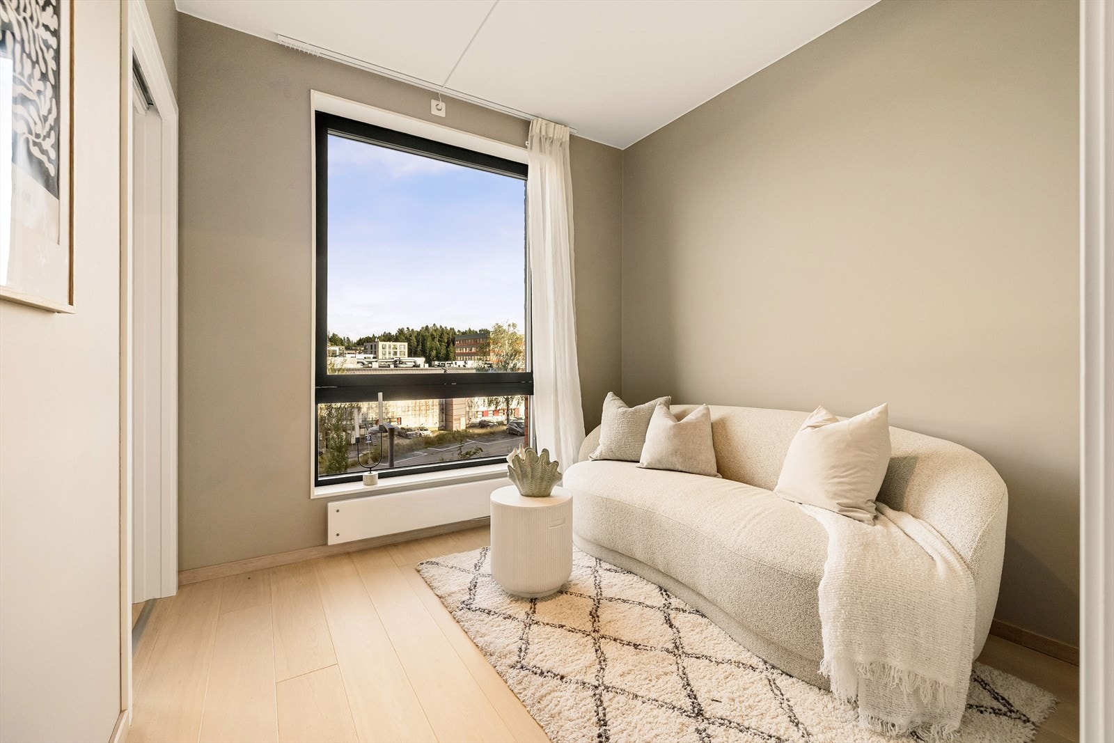 Hyggelig utsikt over område. Galleribilde