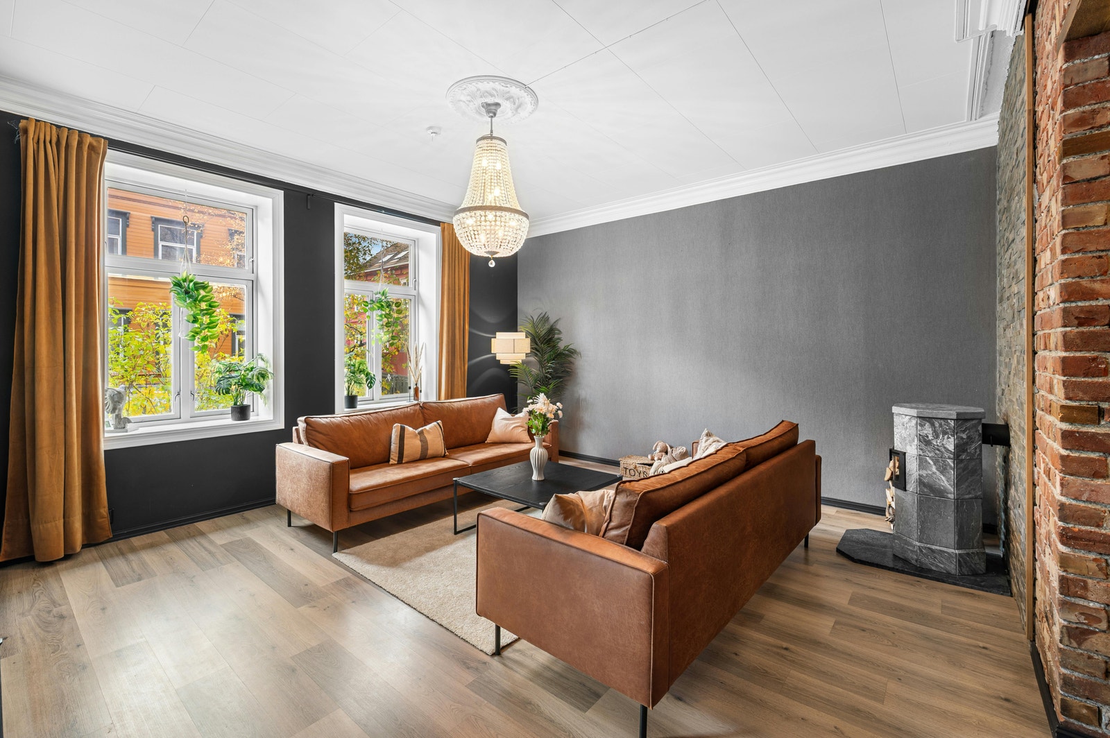 Varme i alle gulv med unntak av toalettrommet. Galleribilde