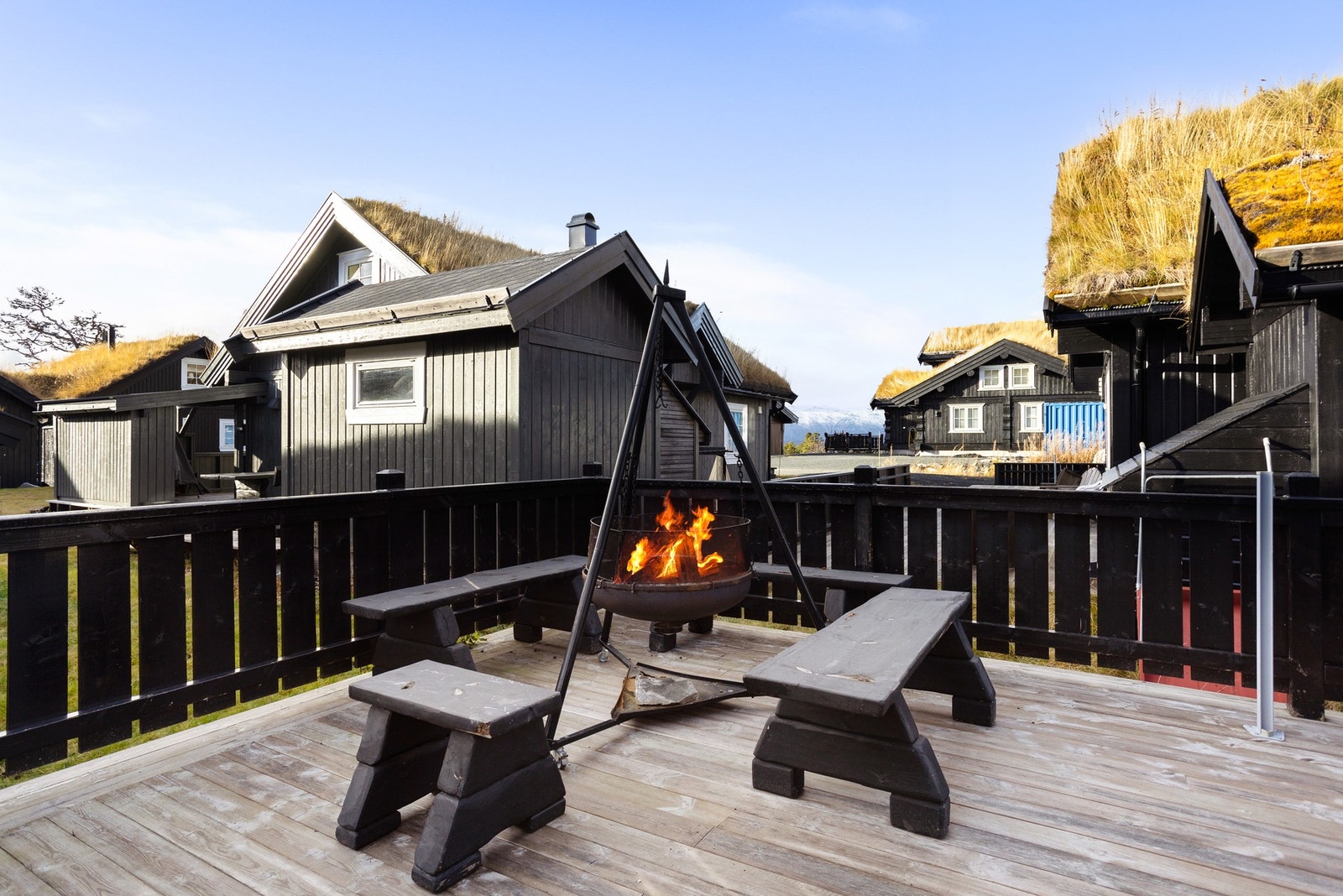 Her kan man samles rundt bålpanna Galleribilde