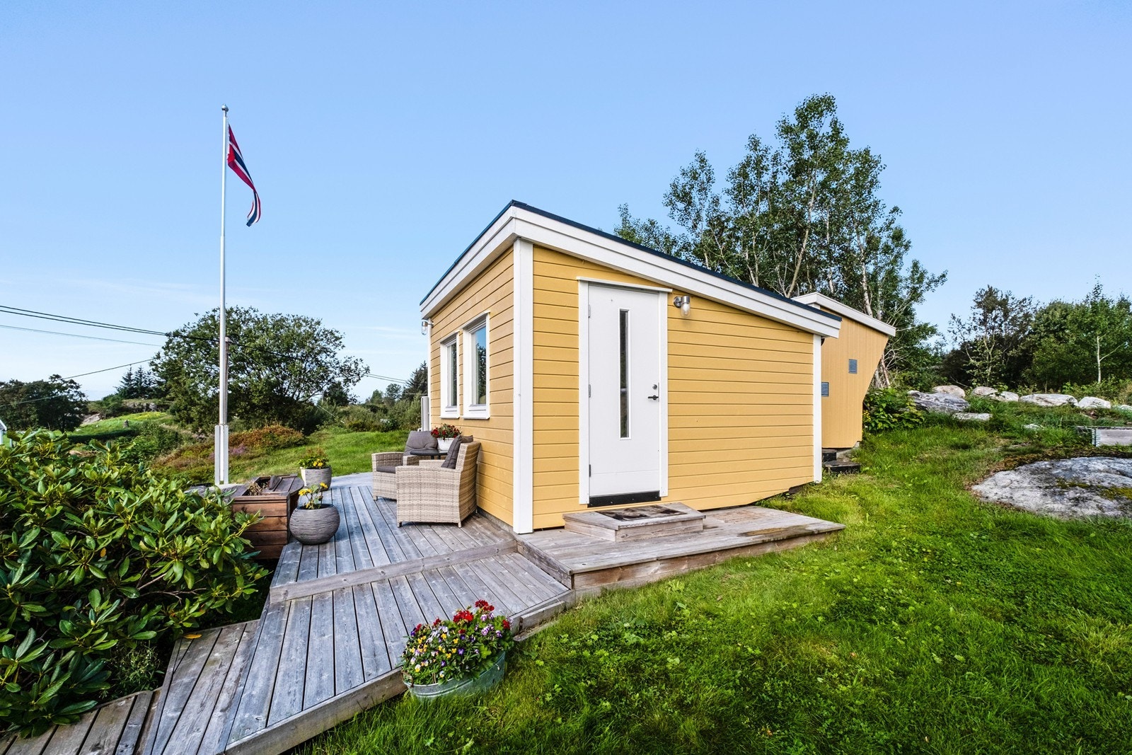 Anneks med sørvendt markterrasse Galleribilde