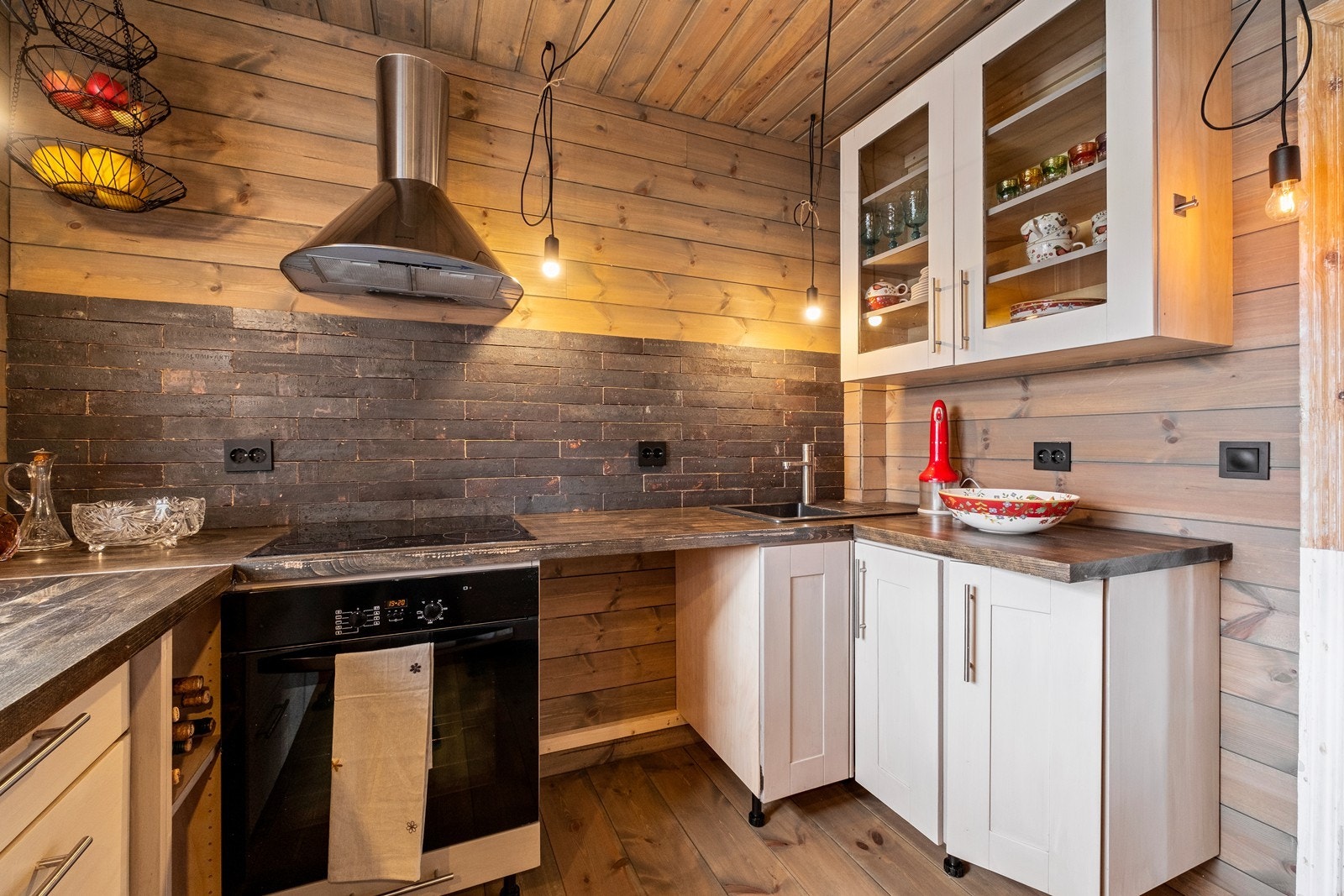 Integrert komfyr og platetopp Galleribilde