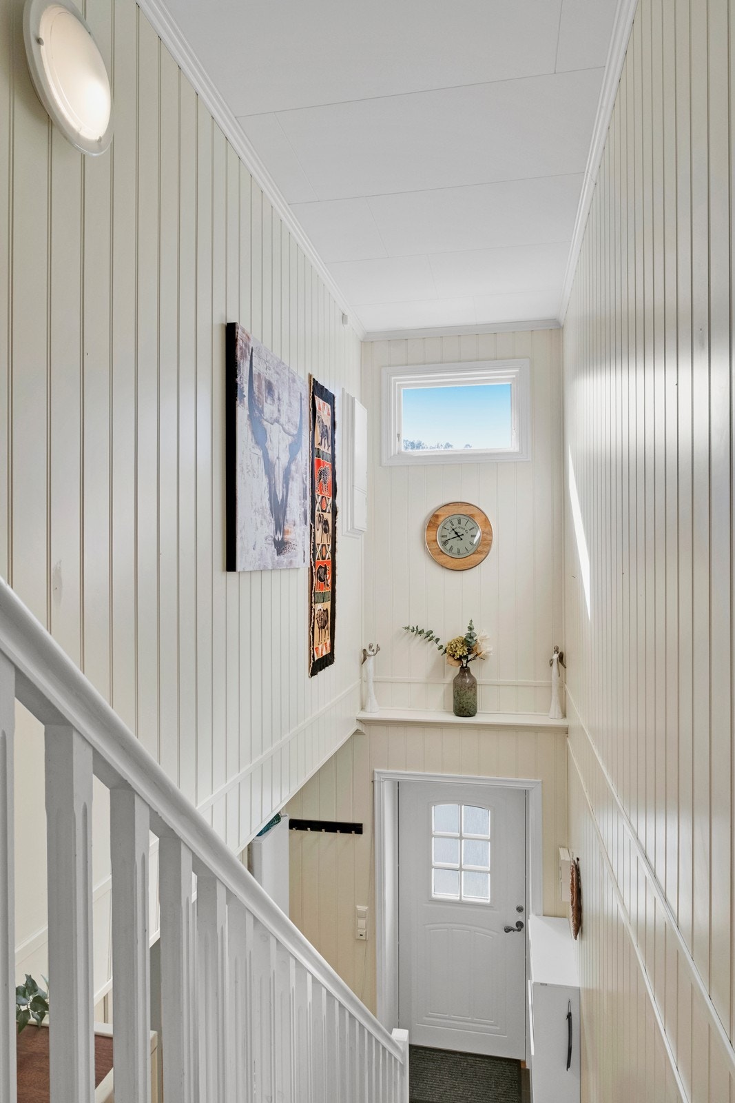 Inngangsparti sett fra toppen av trappen. Galleribilde