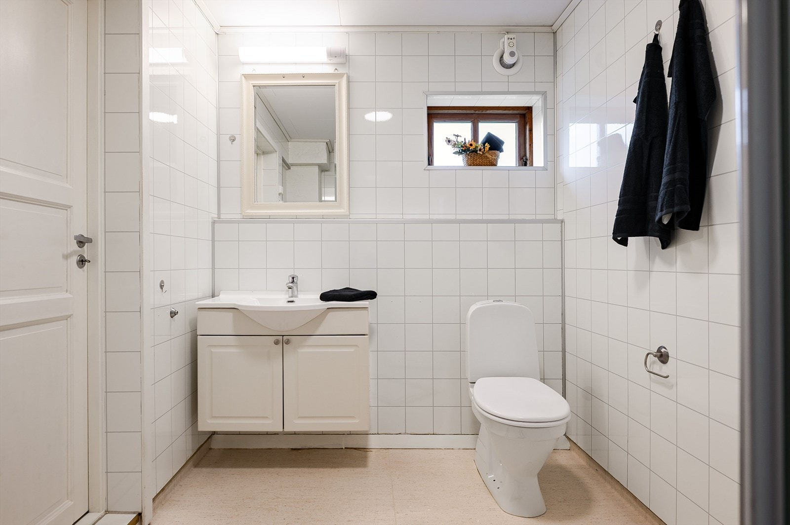 Badet har varmekabler i gulvet. Galleribilde