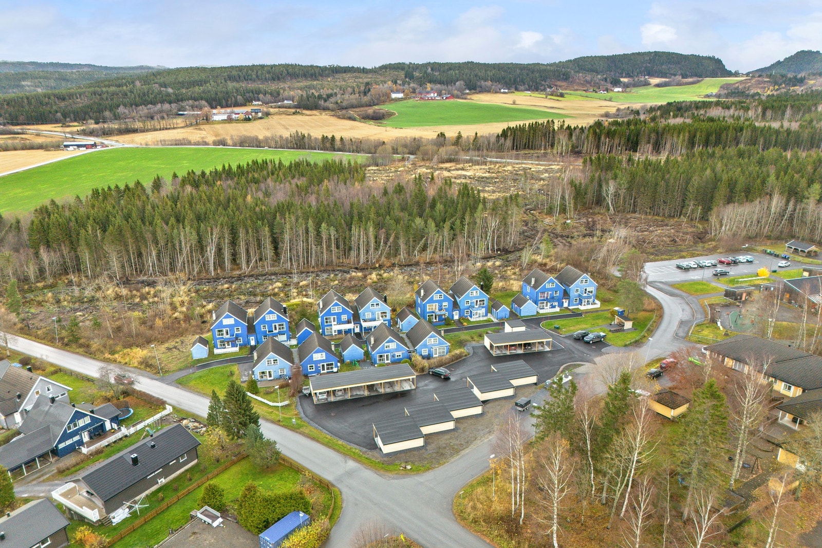 Velforening/sameie som sørger for at veien er brøytet og strødd på vinterstid. Galleribilde