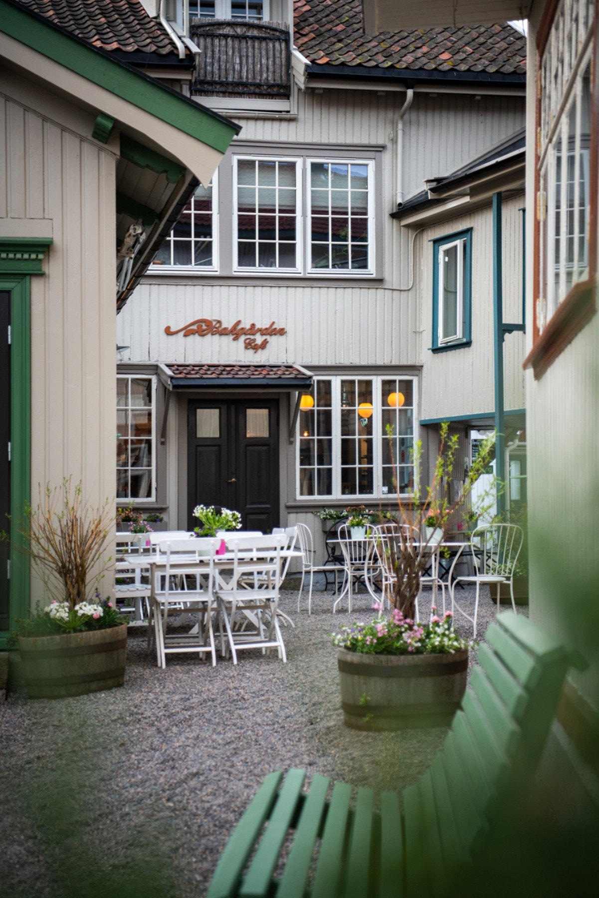 "Rett utenfor døra" finner man alt Sandefjord har å tilby av byliv og kulturtilbud. Galleribilde