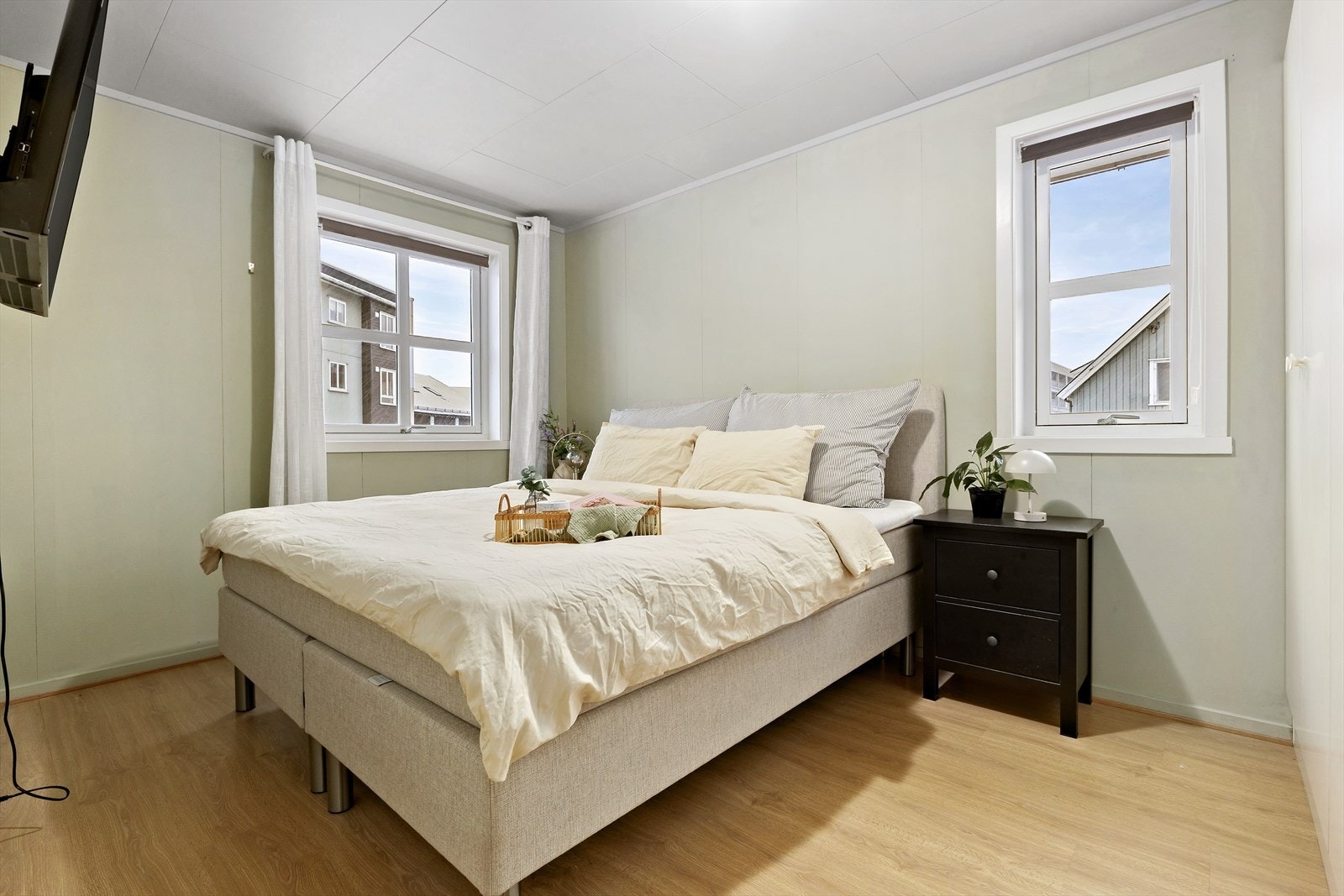 Leiligheten har to soverom, hvorav det ene er på ca. 11 m². Galleribilde