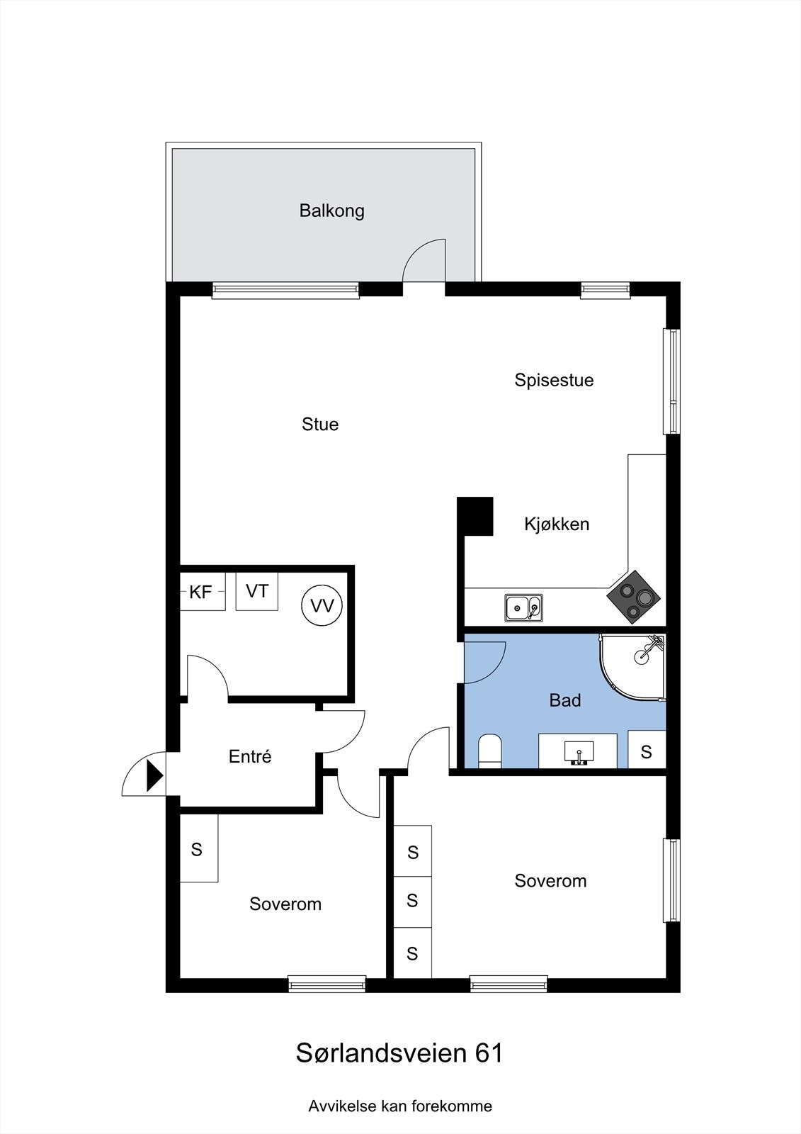 Planskisse 2D. Galleribilde
