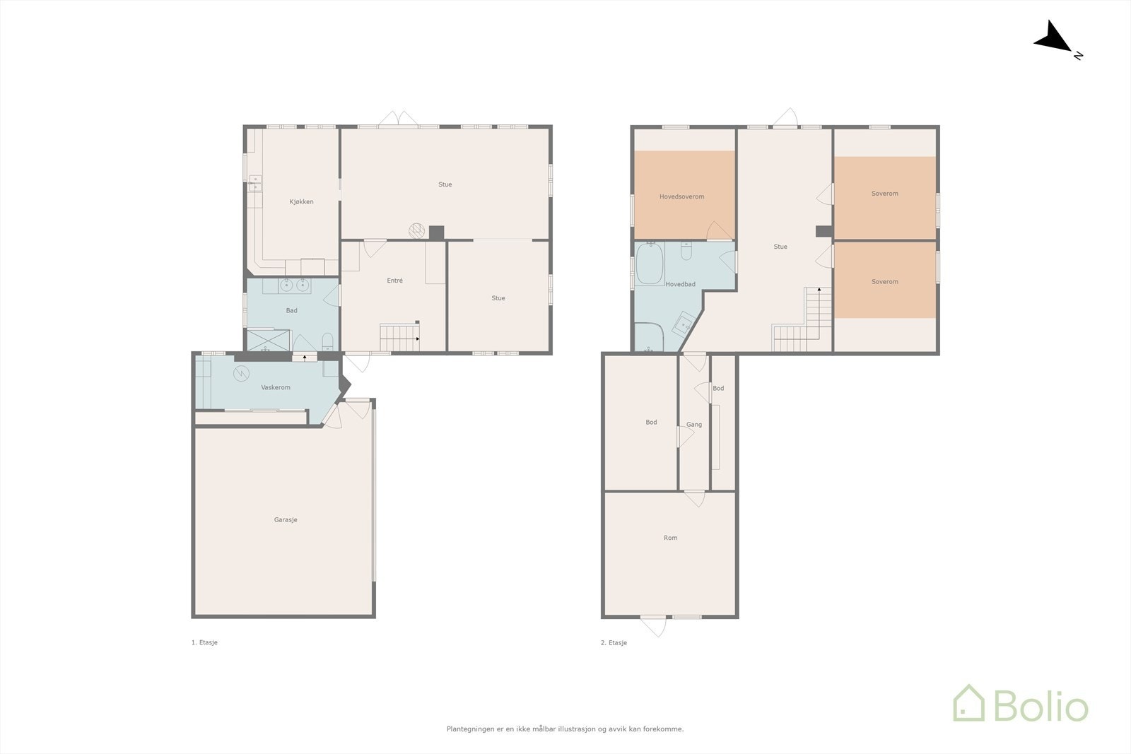 Plantegning Galleribilde
