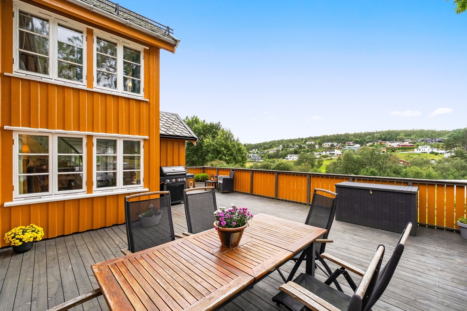 Her har man gode solforhold og fritt utsyn. Galleribilde