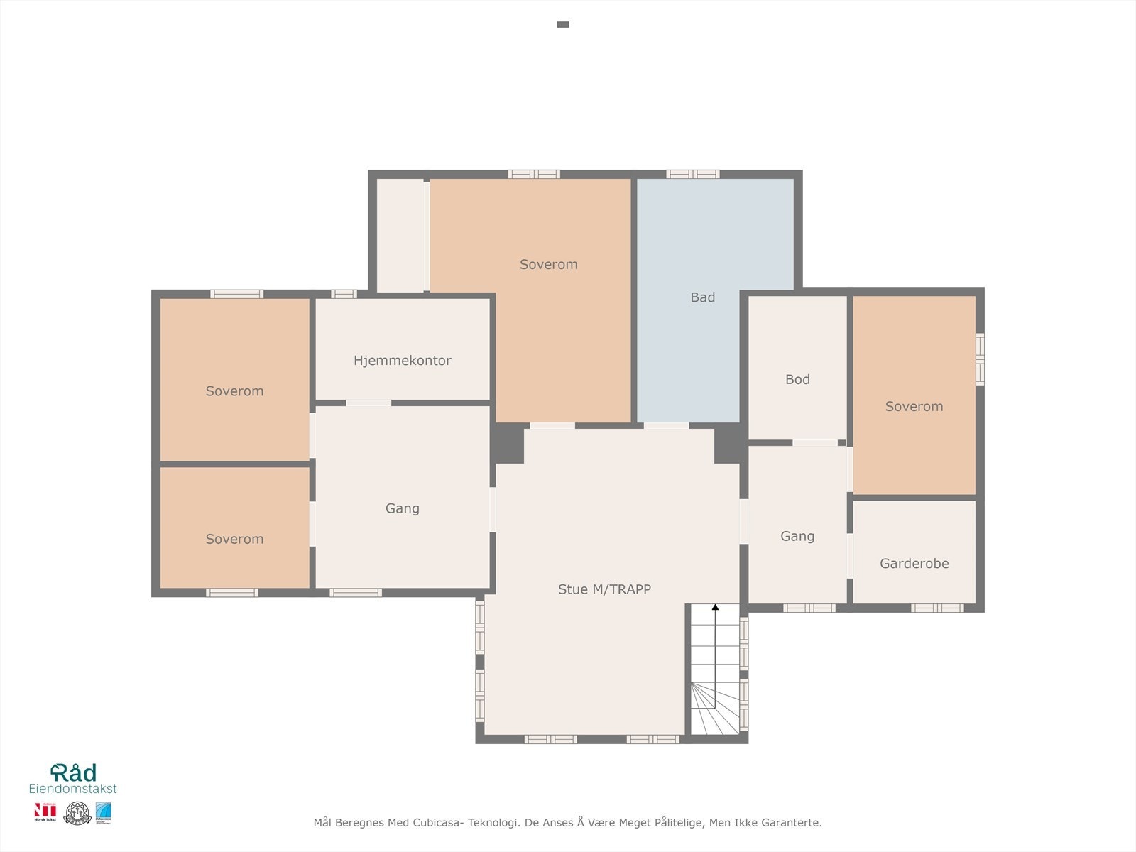 Planløsning, loftsetasje Galleribilde