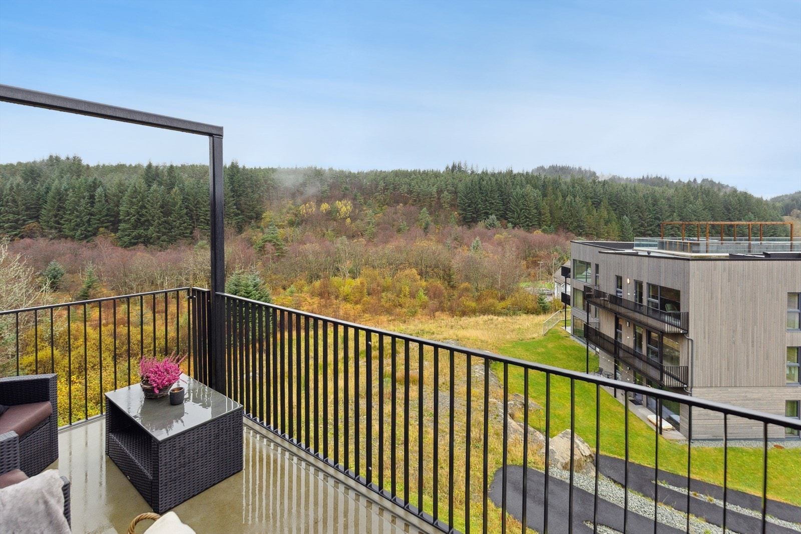 Utsikt mot fri natur Galleribilde