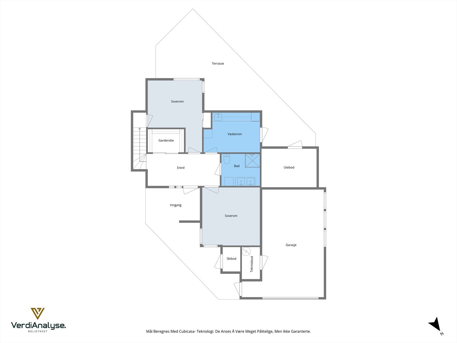 Planløsning, 1. etasje. Galleribilde