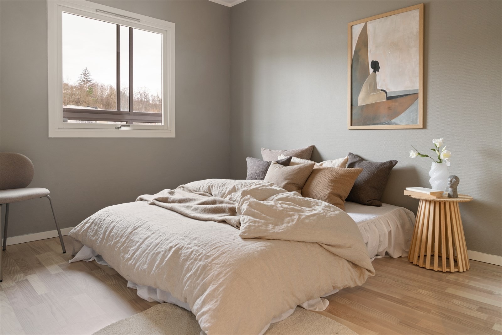 Romslig soverom Galleribilde