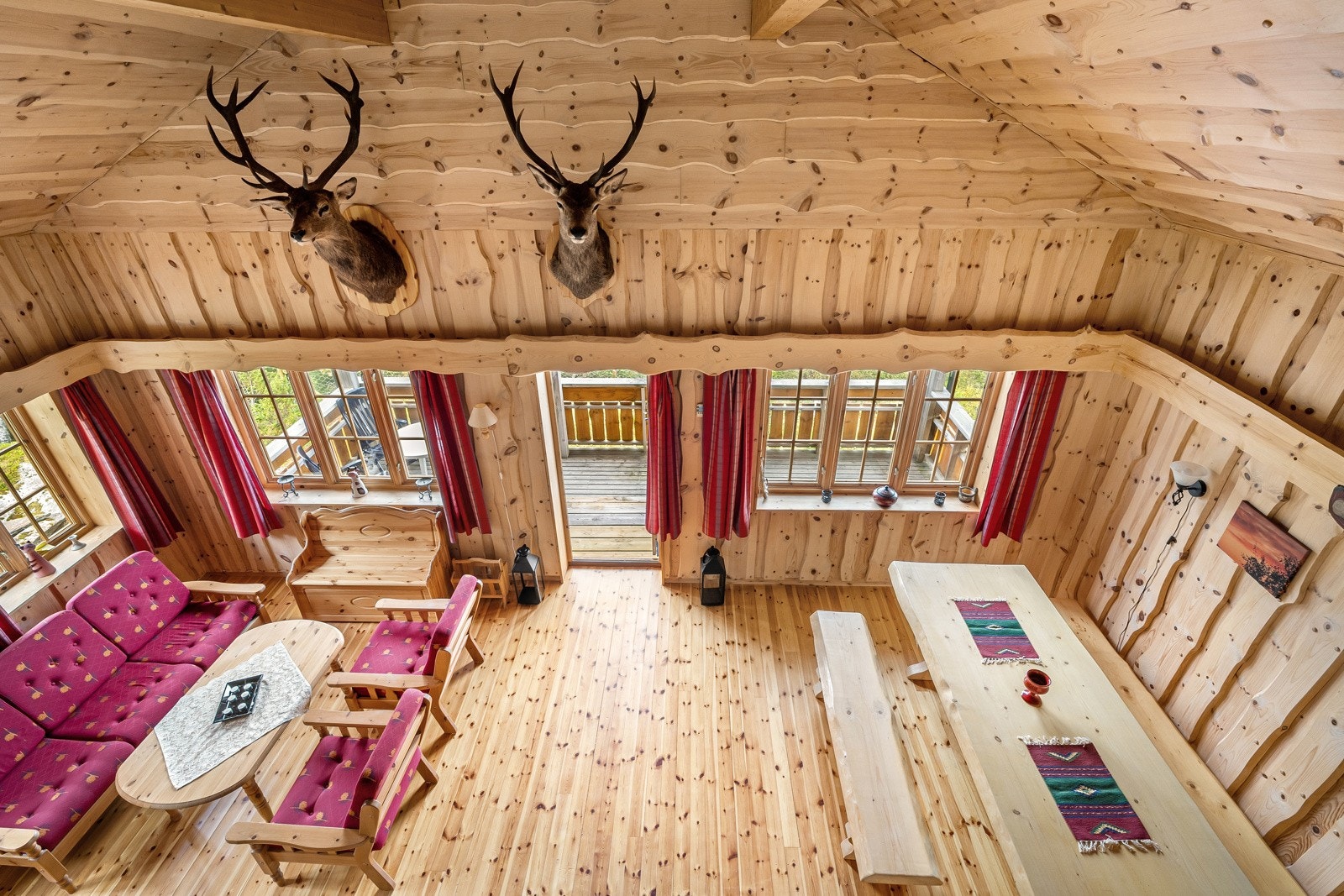 Bilde av stuen fra hemsen Galleribilde