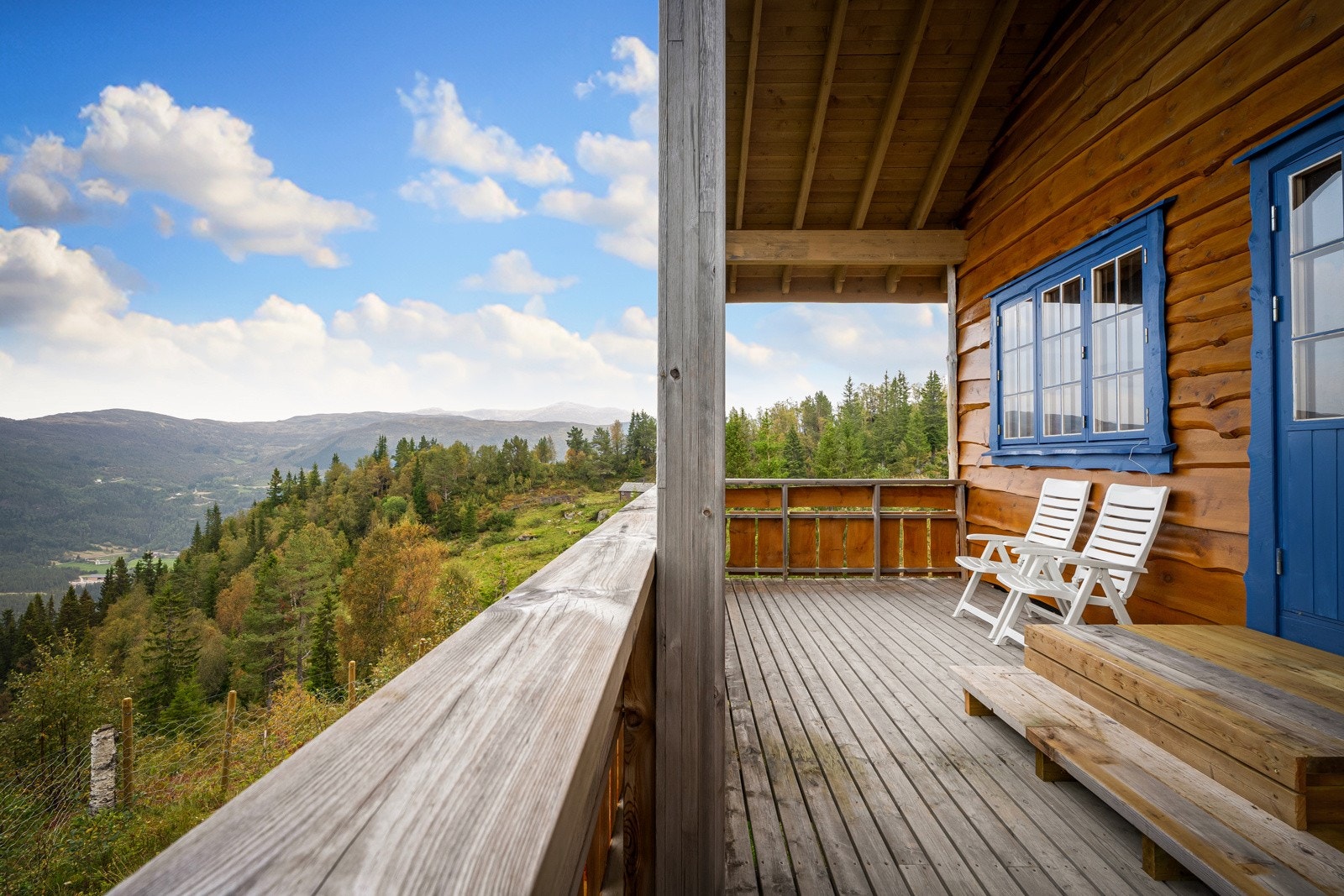 Utsikt over vakker natur Galleribilde