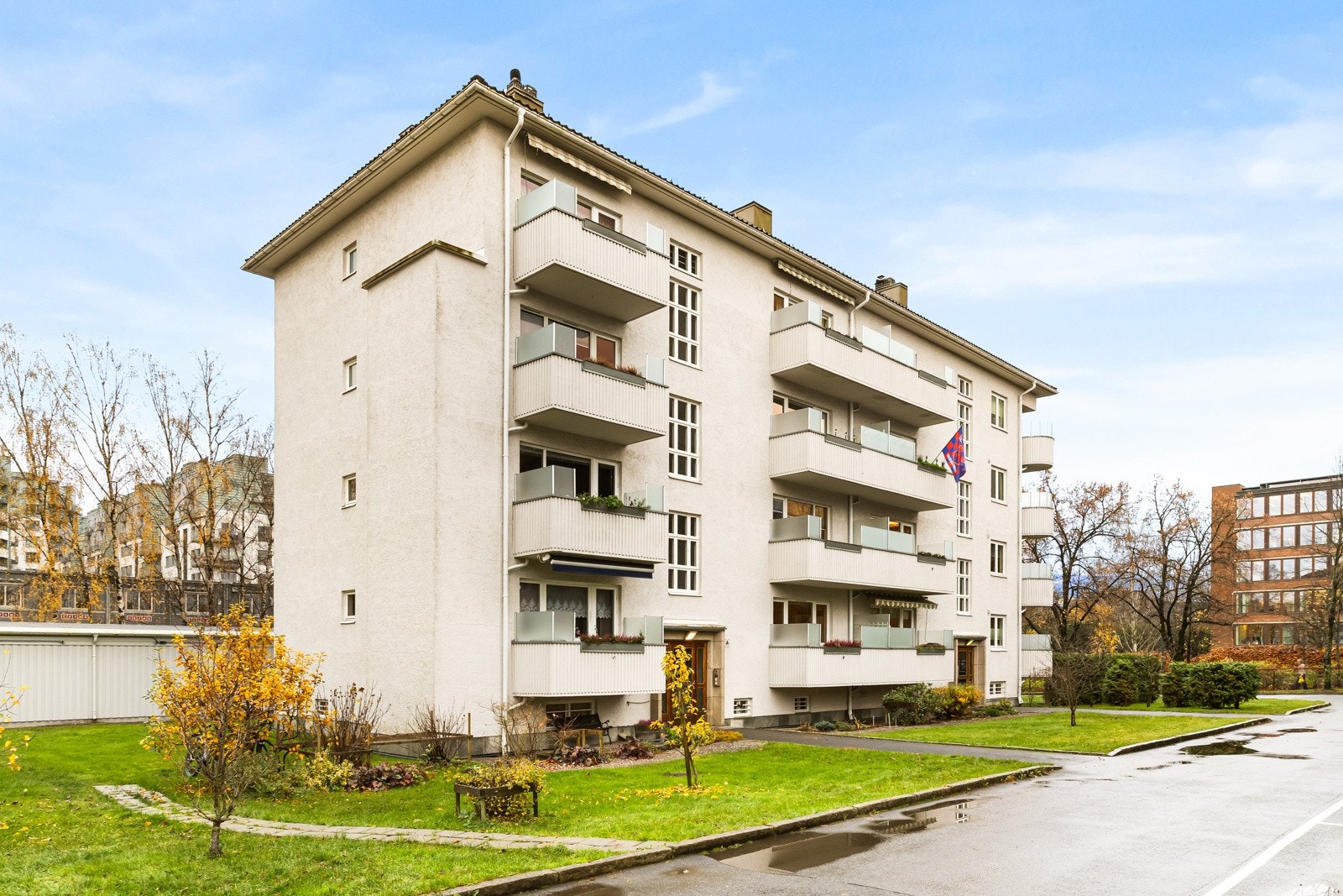 Her bor du tilbaketrukket, men sentralt til med kort vei til Majorstuen, Bogstadveien og Frognerparken Galleribilde
