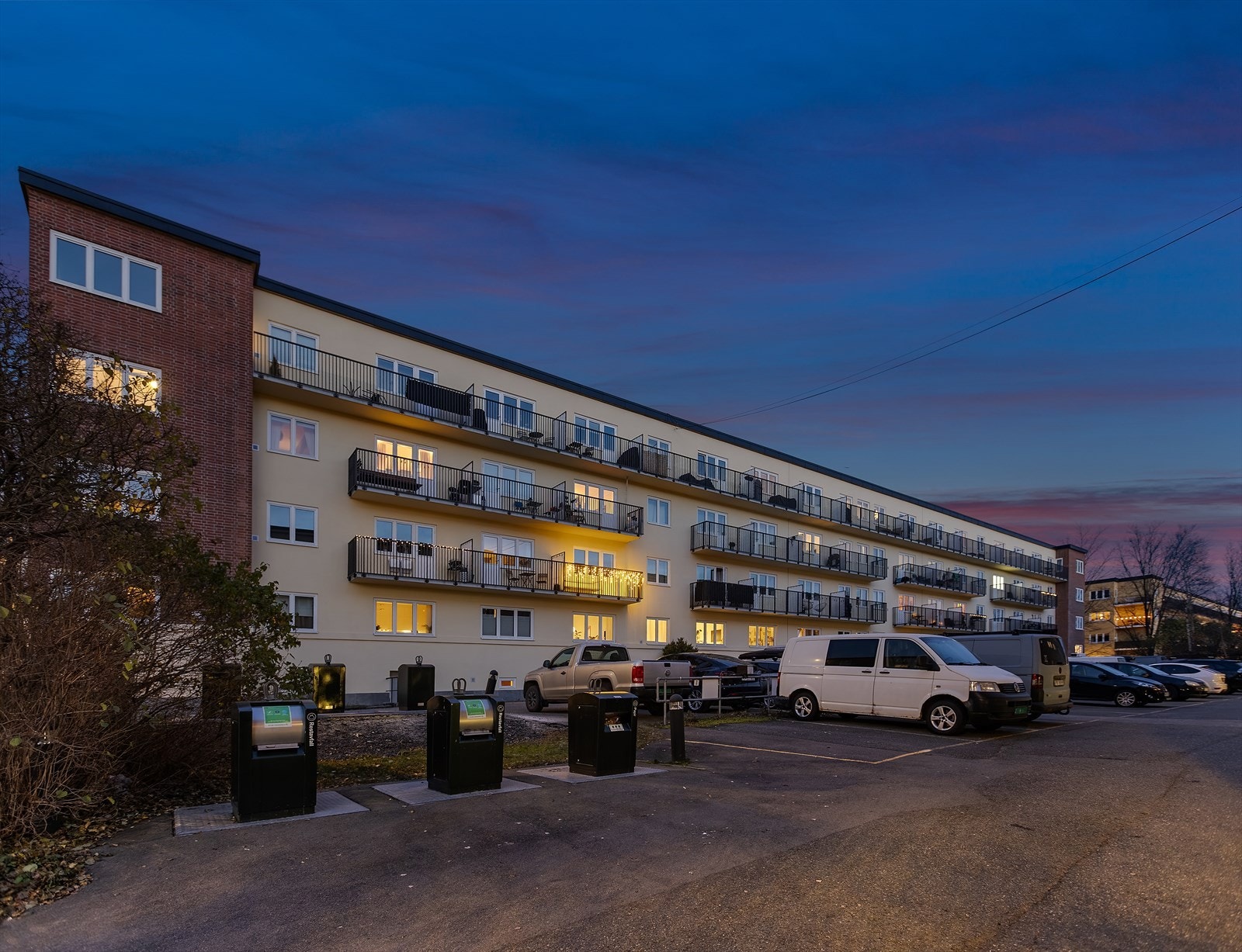 Fasaden ble pusset opp i 2024. Galleribilde