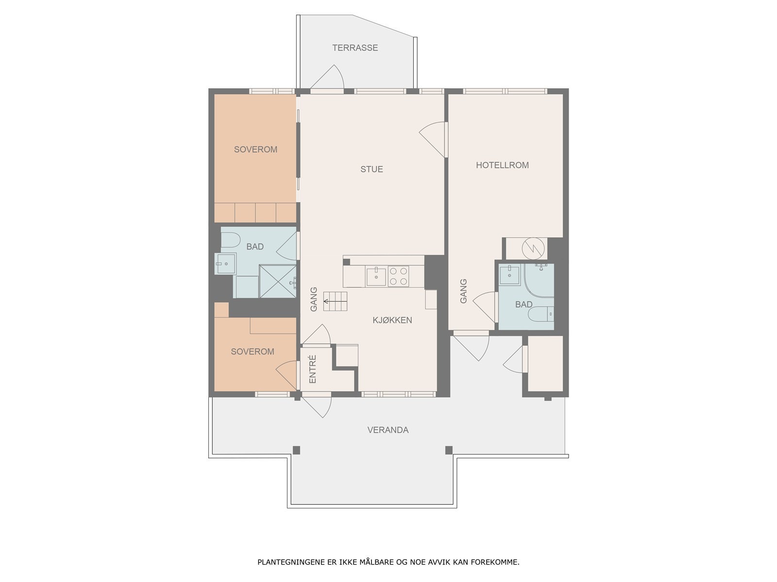 Plantegning 1. etasje. Galleribilde