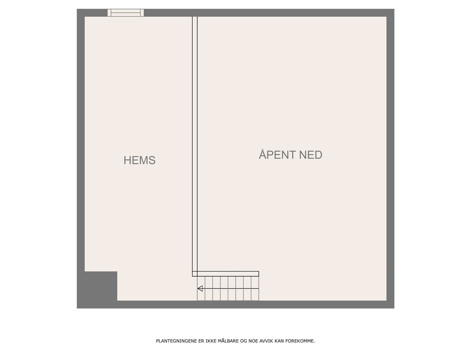 Plantegning hems. Galleribilde