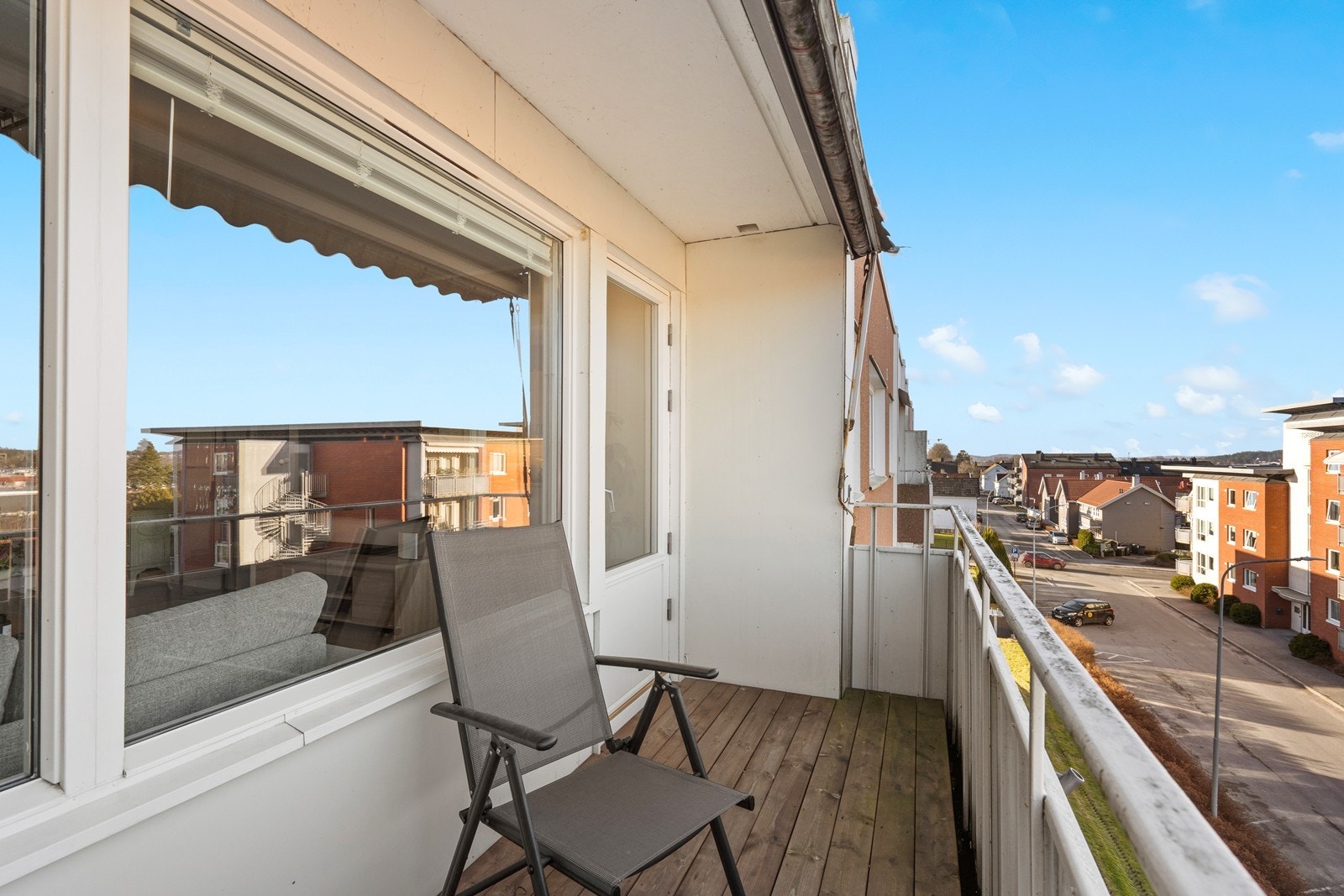 Det er også montert terrassemarkise Galleribilde