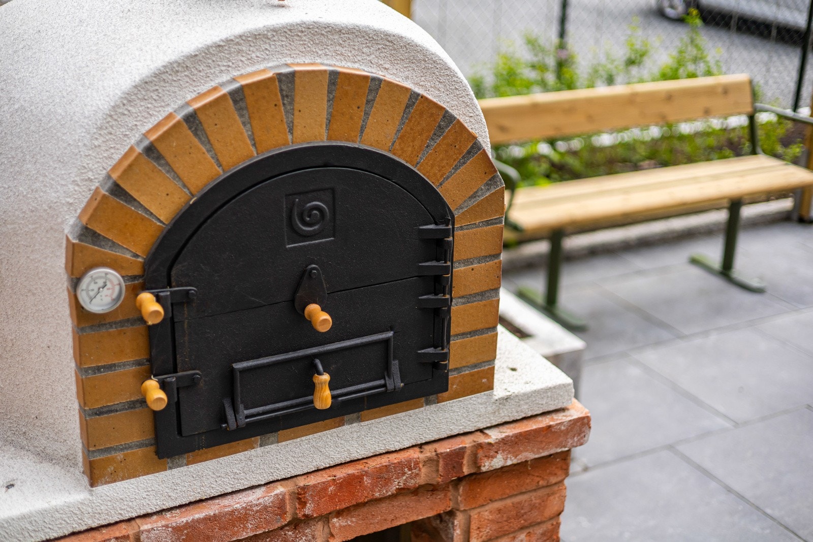 Pizzaovn som beboerne kan bruke. Galleribilde